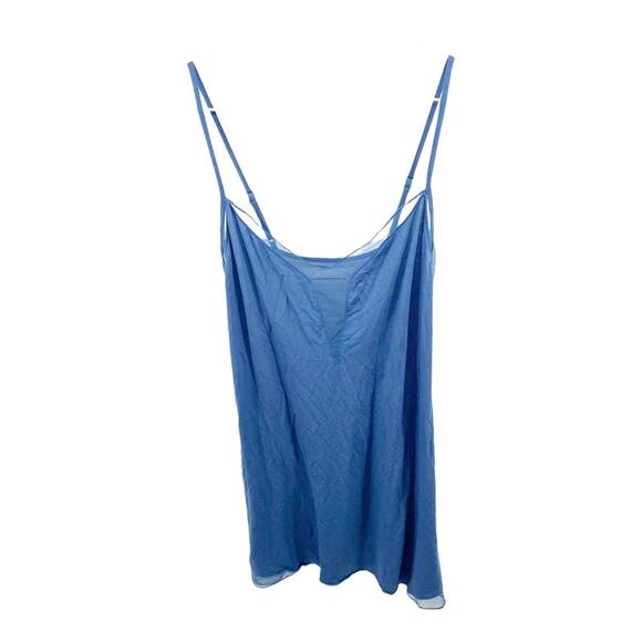Victoria’s Secret Blue Sheer Slip Chemise Nighty Dress Lingerie Intimates Sz XS - Picture 1 of 9